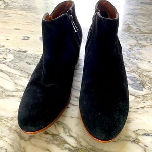 Sam Edelman Black Suede Booties